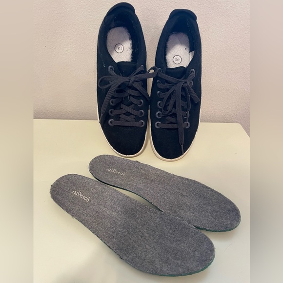 Allbirds Women’s Wool Pipers (true black/white sole | sz 9) - Picture 5 of 8